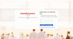 Desktop Screenshot of islamicevents.sg